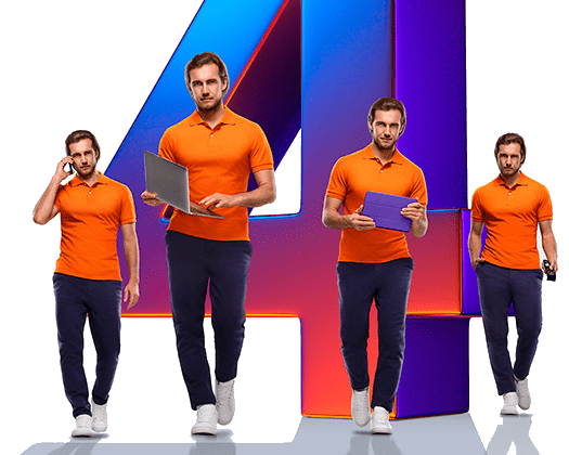 Великолепная четверка Ростелеком в деревня Бастыево (Орловская область)